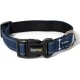 lionto Durable Nylon Dog Collar, Extra Small, Soft Padded Collar for Dogs, 360° Reflective & Click Closure, Metal Ring & Adjustment by Continuous Slider, Beige