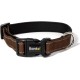 lionto Durable Nylon Dog Collar, Extra Small, Soft Padded Collar for Dogs, 360° Reflective & Click Closure, Metal Ring & Adjustment by Continuous Slider, Beige