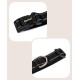 lionto Durable Nylon Dog Collar, Extra Small, Soft Padded Collar for Dogs, 360° Reflective & Click Closure, Metal Ring & Adjustment by Continuous Slider, Beige