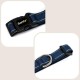 lionto Padded Dog Collar Nylon Reflective Waterproof Adjustable Size L Black lionto Padded Dog Collar Nylon Reflective Waterproof Adjustable Size L Black