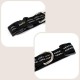 lionto Padded Dog Collar Nylon Reflective Waterproof Adjustable Size XS Black