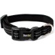 lionto Padded Dog Collar Nylon Reflective Waterproof Adjustable Size XS Black