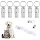 tiopeia Pack of 6 Address Tags for Dogs Cats ID Tag Dog Tag Animal Tag with Key Rings and Waterproof Pill Box for Cat Collar Dog Collar tiopeia Pack of 6 Address Tags for Dogs Cats ID Tag Dog Tag Animal Tag with Key Rings and Waterproof Pill Box for Cat Collar Dog Collar