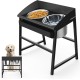 15" Lage Dog Bowls Elevated with Stand, 2-in-1 Full Metal Dog Food and Water Bowl Set for Large Breed, Raised Dog Bowl for Relief Joint Pressure, Easy Clean Stainless Steel Dog Bowl for Indoor Outdoor 15" Lage Dog Bowls Elevated with Stand, 2-in-1 Full Metal Dog Food and Water Bowl Set for Large Breed, Raised Dog Bowl for Relief Joint Pressure, Easy Clean Stainless Steel Dog Bowl for Indoor Outdoor