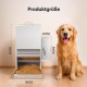 16L Large Automatic Dog Feeder with Timer, Stainless Steel Automatic Feeder with Programmable Feeding Plan for Large Dogs or Cats