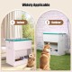 2 in 1 Automatic Dog Feeder and Water Dispenser 48L Automatic Dog Feeder Large Breed Outdoor Dog Food Dispenser Dog Water Bowl Dispenser Galvanised Gravity Feeding for Pets Dogs 2 in 1 Automatic Dog Feeder and Water Dispenser 48L Automatic Dog Feeder Large Breed Outdoor Dog Food Dispenser Dog Water Bowl Dispenser Galvanised Gravity Feeding for Pets Dogs