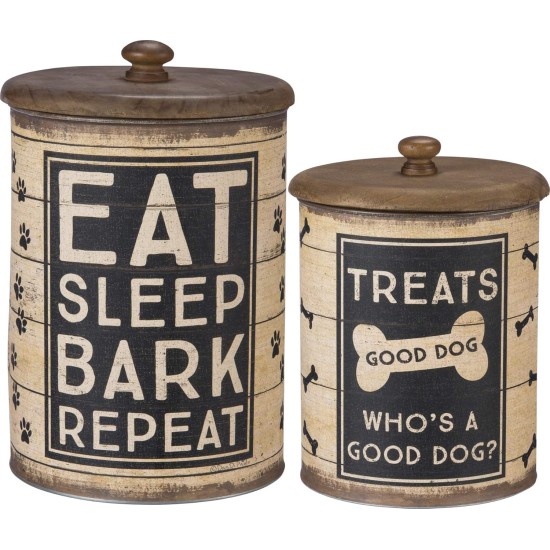 39369 Rustic 2-Piece Sleep Bark Repeat Treat Tin 39369 Rustic 2-Piece Sleep Bark Repeat Treat Tin