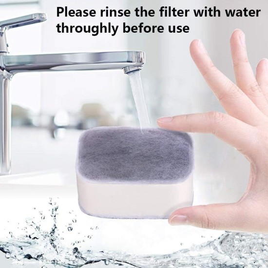 4 x Pet Dog Cat Replacement Fountain Filter, Pet Water Fountain Premium Cotton Activated Carbon Replacement Filter 4 x Pet Dog Cat Replacement Fountain Filter, Pet Water Fountain Premium Cotton Activated Carbon Replacement Filter