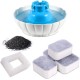 4 x Pet Dog Cat Replacement Fountain Filter, Pet Water Fountain Premium Cotton Activated Carbon Replacement Filter 4 x Pet Dog Cat Replacement Fountain Filter, Pet Water Fountain Premium Cotton Activated Carbon Replacement Filter