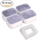 4 x Pet Dog Cat Replacement Fountain Filter, Pet Water Fountain Premium Cotton Activated Carbon Replacement Filter 4 x Pet Dog Cat Replacement Fountain Filter, Pet Water Fountain Premium Cotton Activated Carbon Replacement Filter
