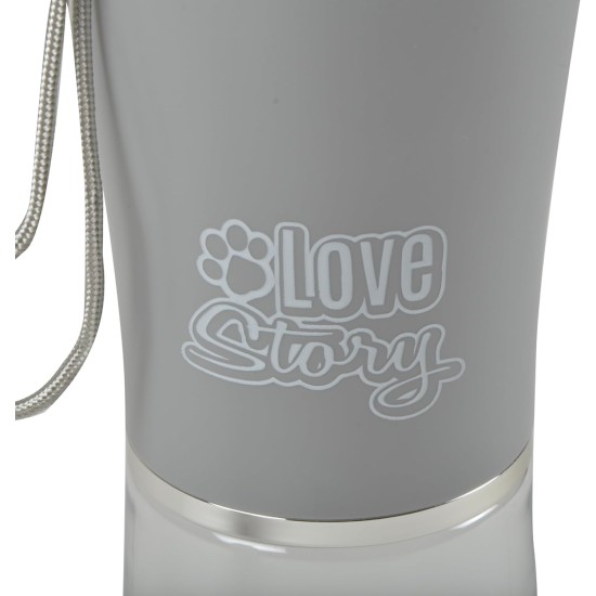500ml Grey Plastic Travel Water Bottle 7.7 x 28.1 cm 500ml Grey Plastic Travel Water Bottle 7.7 x 28.1 cm