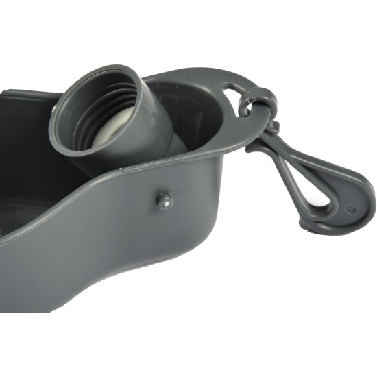 500ml Polypropylene Travel Bottle Charcoal Grey 25.5 x 7cm 500ml Polypropylene Travel Bottle Charcoal Grey 25.5 x 7cm
