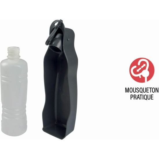 500ml Polypropylene Travel Bottle Charcoal Grey 25.5 x 7cm 500ml Polypropylene Travel Bottle Charcoal Grey 25.5 x 7cm