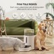 7L Stainless Steel Pet Water Dispenser, Large Capacity Gravity Pet Drinker, No Electricity & Ultra Silent Automatic Water Dispenser for Large Dogs/Multi-Cat Household, Black 7L Stainless Steel Pet Water Dispenser, Large Capacity Gravity Pet Drinker, No Electricity & Ultra Silent Automatic Water Dispenser for Large Dogs/Multi-Cat Household, Black