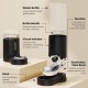 7L Stainless Steel Pet Water Dispenser, Large Capacity Gravity Pet Drinker, No Electricity & Ultra Silent Automatic Water Dispenser for Large Dogs/Multi-Cat Household, Black 7L Stainless Steel Pet Water Dispenser, Large Capacity Gravity Pet Drinker, No Electricity & Ultra Silent Automatic Water Dispenser for Large Dogs/Multi-Cat Household, Black