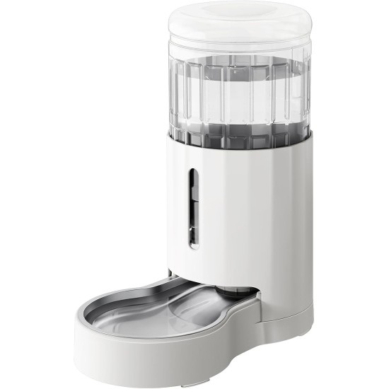 7L Stainless Steel Pet Water Dispenser, Large Capacity Gravity Pet Drinker, No Electricity & Ultra Silent Automatic Water Dispenser for Large Dogs/Multi-Cat Household, Black 7L Stainless Steel Pet Water Dispenser, Large Capacity Gravity Pet Drinker, No Electricity & Ultra Silent Automatic Water Dispenser for Large Dogs/Multi-Cat Household, Black