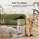 7L Stainless Steel Pet Water Dispenser, Large Capacity Gravity Pet Drinker, No Electricity & Ultra Silent Automatic Water Dispenser for Large Dogs/Multi-Cat Household, Black 7L Stainless Steel Pet Water Dispenser, Large Capacity Gravity Pet Drinker, No Electricity & Ultra Silent Automatic Water Dispenser for Large Dogs/Multi-Cat Household, Black