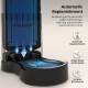 7L Stainless Steel Pet Water Dispenser, Large Capacity Gravity Pet Drinker, No Electricity & Ultra Silent Automatic Water Dispenser for Large Dogs/Multi-Cat Household, Black 7L Stainless Steel Pet Water Dispenser, Large Capacity Gravity Pet Drinker, No Electricity & Ultra Silent Automatic Water Dispenser for Large Dogs/Multi-Cat Household, Black
