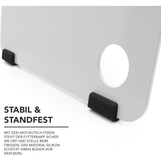 ARC Dog Bar Raised Feeding Station Stainless Steel and Steel (Grey, XL) ARC Dog Bar Raised Feeding Station Stainless Steel and Steel (Grey, XL)