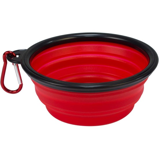 ARQUIVET Collapsible Silicone Pet Bowl and Water Bowl for Dogs and Cats (Red) ARQUIVET Collapsible Silicone Pet Bowl and Water Bowl for Dogs and Cats (Red)