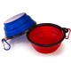 ARQUIVET Collapsible Silicone Pet Bowl and Water Bowl for Dogs and Cats (Red) ARQUIVET Collapsible Silicone Pet Bowl and Water Bowl for Dogs and Cats (Red)