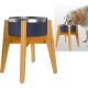 Adjustable Dog Bowl Stand - Raised Raised Pet Bowl Holder - Width (Extendable 7-10") - Natural Bamboo Adjustable Dog Bowl Stand - Raised Raised Pet Bowl Holder - Width (Extendable 7-10") - Natural Bamboo