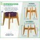 Adjustable Dog Bowl Stand - Raised Raised Pet Bowl Holder - Width (Extendable 7-10") - Natural Bamboo Adjustable Dog Bowl Stand - Raised Raised Pet Bowl Holder - Width (Extendable 7-10") - Natural Bamboo