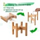 Adjustable Dog Bowl Stand - Raised Raised Pet Bowl Holder - Width (Extendable 7-10") - Natural Bamboo Adjustable Dog Bowl Stand - Raised Raised Pet Bowl Holder - Width (Extendable 7-10") - Natural Bamboo