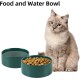 Adjustable Raised Double Bowl Set Ceramic with Stand, 2 Heights Elevated Food and Water Bowls for Puppies, Cats, Kittens, Weighted Dog Bowls (5.1 inch, 13 oz, Grey) Adjustable Raised Double Bowl Set Ceramic with Stand, 2 Heights Elevated Food and Water Bowls for Puppies, Cats, Kittens, Weighted Dog Bowls (5.1 inch, 13 oz, Grey)