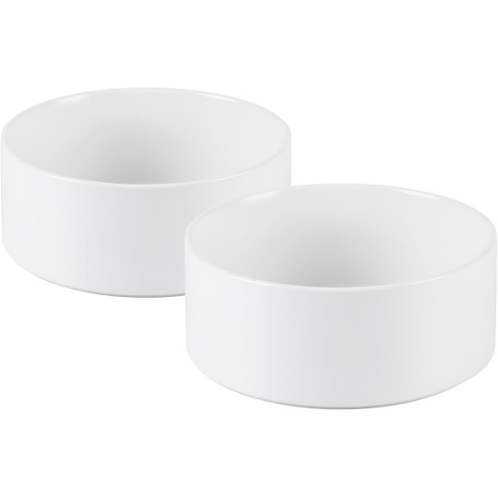 Adjustable Raised Double Bowl Set Ceramic with Stand, 2 Heights Elevated Food and Water Bowls for Puppies, Cats, Kittens, Weighted Dog Bowls (5.1 inch, 13 oz, Grey) Adjustable Raised Double Bowl Set Ceramic with Stand, 2 Heights Elevated Food and Water Bowls for Puppies, Cats, Kittens, Weighted Dog Bowls (5.1 inch, 13 oz, Grey)