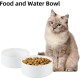Adjustable Raised Double Bowl Set Ceramic with Stand, 2 Heights Elevated Food and Water Bowls for Puppies, Cats, Kittens, Weighted Dog Bowls (5.1 inch, 13 oz, Grey) Adjustable Raised Double Bowl Set Ceramic with Stand, 2 Heights Elevated Food and Water Bowls for Puppies, Cats, Kittens, Weighted Dog Bowls (5.1 inch, 13 oz, Grey)