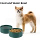 Adjustable Raised Double Bowl Set Ceramic with Stand, 2 Heights Elevated Food and Water Bowls for Puppies, Cats, Kittens, Weighted Dog Bowls (5.1 inch, 13 oz, Grey) Adjustable Raised Double Bowl Set Ceramic with Stand, 2 Heights Elevated Food and Water Bowls for Puppies, Cats, Kittens, Weighted Dog Bowls (5.1 inch, 13 oz, Grey)