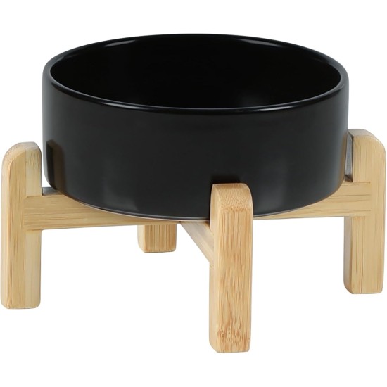 Adjustable Raised Double Bowl Set Ceramic with Stand, 2 Heights Elevated Food and Water Bowls for Puppies, Cats, Kittens, Weighted Dog Bowls (5.1 inch, 13 oz, Grey) Adjustable Raised Double Bowl Set Ceramic with Stand, 2 Heights Elevated Food and Water Bowls for Puppies, Cats, Kittens, Weighted Dog Bowls (5.1 inch, 13 oz, Grey)