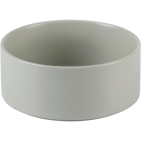 Adjustable Raised Double Bowl Set Ceramic with Stand, 2 Heights Elevated Food and Water Bowls for Puppies, Cats, Kittens, Weighted Dog Bowls (5.1 inch, 13 oz, Grey) Adjustable Raised Double Bowl Set Ceramic with Stand, 2 Heights Elevated Food and Water Bowls for Puppies, Cats, Kittens, Weighted Dog Bowls (5.1 inch, 13 oz, Grey)