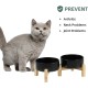 Adjustable Raised Double Bowl Set Ceramic with Stand, 2 Heights Elevated Food and Water Bowls for Puppies, Cats, Kittens, Weighted Dog Bowls (5.1 inch, 13 oz, Grey) Adjustable Raised Double Bowl Set Ceramic with Stand, 2 Heights Elevated Food and Water Bowls for Puppies, Cats, Kittens, Weighted Dog Bowls (5.1 inch, 13 oz, Grey)