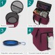 Airline Approved Pet Travel Bag, Weekend Dog Travel Kit for Dog and Cat, Airline Approved Carry Organizer with Multi-Function Pockets, Black, black, Modern Airline Approved Pet Travel Bag, Weekend Dog Travel Kit for Dog and Cat, Airline Approved Carry Organizer with Multi-Function Pockets, Black, black, Modern