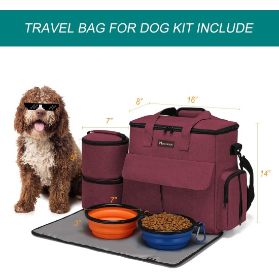 Airline Approved Pet Travel Bag, Weekend Dog Travel Kit for Dog and Cat, Airline Approved Carry Organizer with Multi-Function Pockets, Black, black, Modern Airline Approved Pet Travel Bag, Weekend Dog Travel Kit for Dog and Cat, Airline Approved Carry Organizer with Multi-Function Pockets, Black, black, Modern