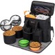 Airline Approved Pet Travel Bag, Weekend Dog Travel Kit for Dog and Cat, Airline Approved Carry Organizer with Multi-Function Pockets, Black, black, Modern Airline Approved Pet Travel Bag, Weekend Dog Travel Kit for Dog and Cat, Airline Approved Carry Organizer with Multi-Function Pockets, Black, black, Modern