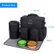 Airline Approved Pet Travel Bag, Weekend Dog Travel Kit for Dog and Cat, Airline Approved Carry Organizer with Multi-Function Pockets, Black, black, Modern Airline Approved Pet Travel Bag, Weekend Dog Travel Kit for Dog and Cat, Airline Approved Carry Organizer with Multi-Function Pockets, Black, black, Modern