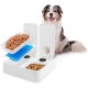 All for Paws Automatic Cat Feeder 2 Meal Dog Feeder, Dry and Wet Food Dispenser with 48-Hour Timer, Ice Pack Included All for Paws Automatic Cat Feeder 2 Meal Dog Feeder, Dry and Wet Food Dispenser with 48-Hour Timer, Ice Pack Included