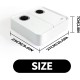 All for Paws Automatic Cat Feeder 2 Meal Dog Feeder, Dry and Wet Food Dispenser with 48-Hour Timer, Ice Pack Included All for Paws Automatic Cat Feeder 2 Meal Dog Feeder, Dry and Wet Food Dispenser with 48-Hour Timer, Ice Pack Included