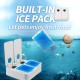 All for Paws Automatic Cat Feeder 2 Meal Dog Feeder, Dry and Wet Food Dispenser with 48-Hour Timer, Ice Pack Included All for Paws Automatic Cat Feeder 2 Meal Dog Feeder, Dry and Wet Food Dispenser with 48-Hour Timer, Ice Pack Included