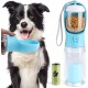 Alyvisun Dog Water Bottle with Food Container & Poop Bag | 600ml Portable Puppy Water Dispenser for Walking | Outdoor Drinking Cup for Pet Hiking, Travel Alyvisun Dog Water Bottle with Food Container & Poop Bag | 600ml Portable Puppy Water Dispenser for Walking | Outdoor Drinking Cup for Pet Hiking, Travel