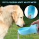Alyvisun Dog Water Bottle with Food Container & Poop Bag | 600ml Portable Puppy Water Dispenser for Walking | Outdoor Drinking Cup for Pet Hiking, Travel Alyvisun Dog Water Bottle with Food Container & Poop Bag | 600ml Portable Puppy Water Dispenser for Walking | Outdoor Drinking Cup for Pet Hiking, Travel