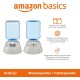 Amazon Basics 2.5 Gallon Dog Food and Water Dispenser Large White Clear Amazon Basics 2.5 Gallon Dog Food and Water Dispenser Large White Clear