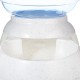 Amazon Basics 2.5 Gallon Dog Food and Water Dispenser Large White Clear Amazon Basics 2.5 Gallon Dog Food and Water Dispenser Large White Clear