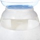 Amazon Basics 2.5 Gallon Dog Food and Water Dispenser Large White Clear Amazon Basics 2.5 Gallon Dog Food and Water Dispenser Large White Clear