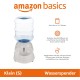 Amazon Basics 2.5 Gallon Dog Food and Water Dispenser Large White Clear Amazon Basics 2.5 Gallon Dog Food and Water Dispenser Large White Clear