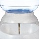 Amazon Basics 2.5 Gallon Dog Food and Water Dispenser Large White Clear Amazon Basics 2.5 Gallon Dog Food and Water Dispenser Large White Clear