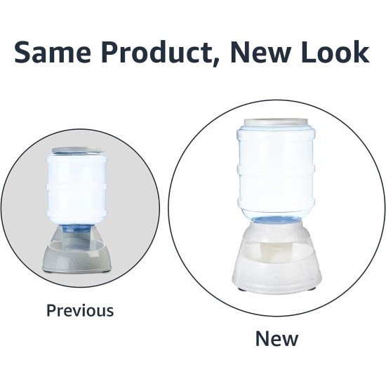Amazon Basics Pet Food and Water Dispenser - Clear - Small Amazon Basics Pet Food and Water Dispenser - Clear - Small